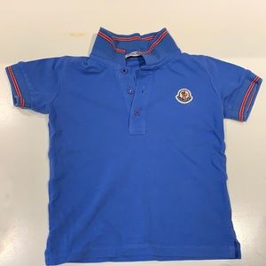 Blue moncler polo baby